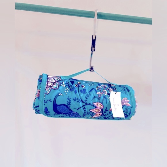 Vera Bradley Picnic Blanket Large w Carrying Handle ✨ Palm Floral - Picture 6 of 12